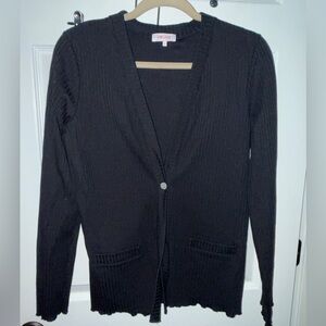 Goldie Women's Black Cardigan Sweater